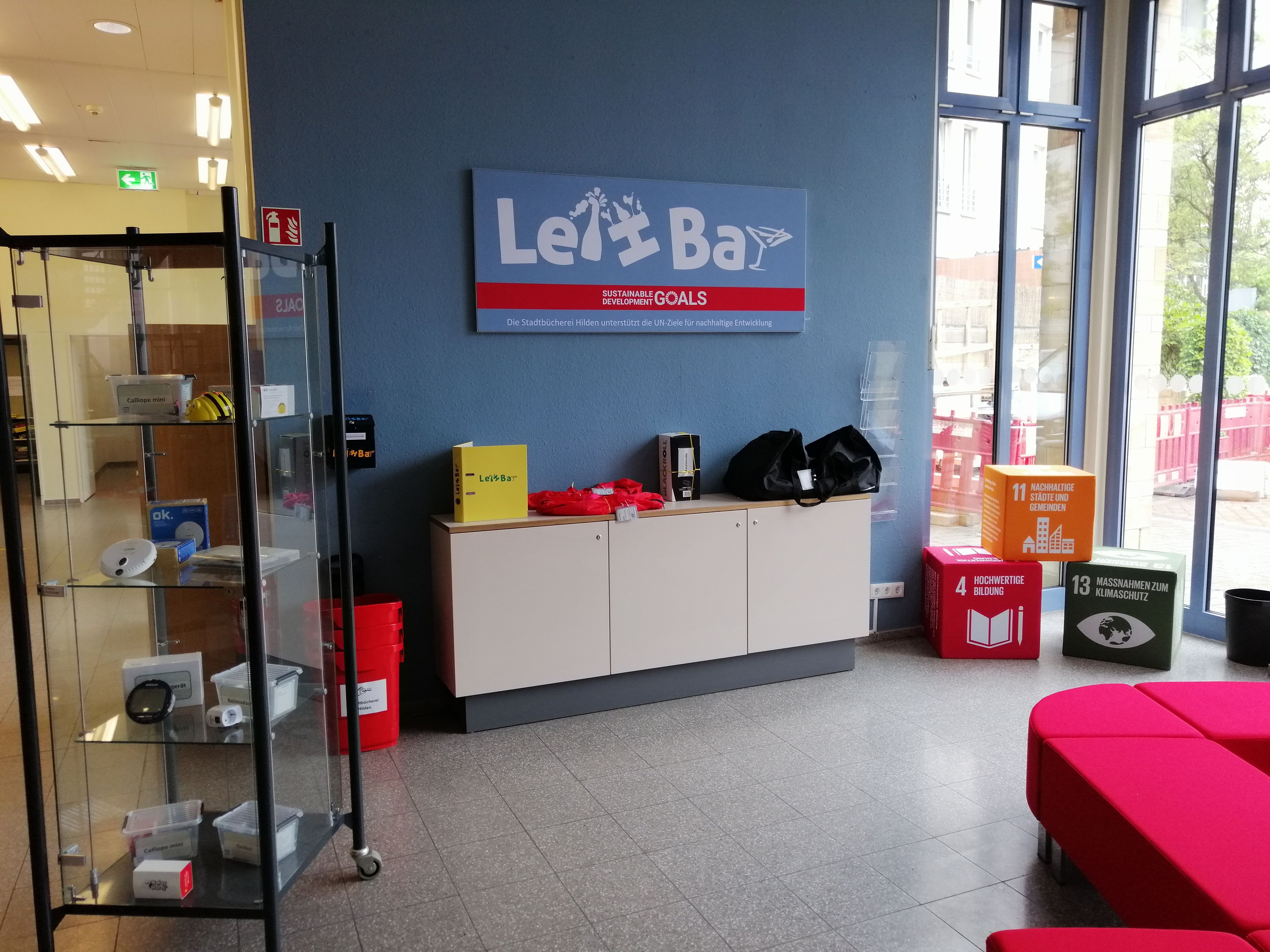 Here you can see the loan bar location on the first floor.